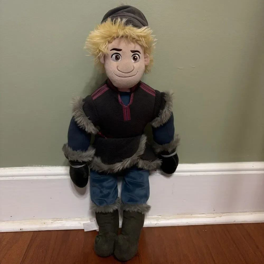Frozen's Kristoff Plush 21 Inch Disney Store Soft Stuffed Doll Authentic Toy - Picture 1 of 8